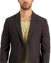 Tommy Hilfiger Mens Modern fit Sport Coat Blazer 40 R Red Check