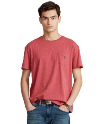 Polo Ralph Lauren Men's Classicfit Red Jersey T Shirt Medium Red