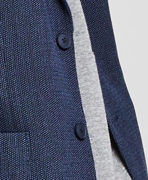 Calvin Klein Mens Slim fit Sport Coat Blazer 38 S Navy Blue Solid