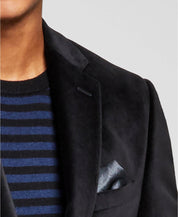 Alfani Slim-Fit Velvet Blazer Black 42L Sport Coat