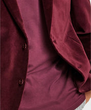Alfani Men's Slim-Fit Velvet Blazer 36S Burgundy