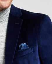 Alfani Men's Slim-Fit Velvet Blazer Navy 42L Sport Coat