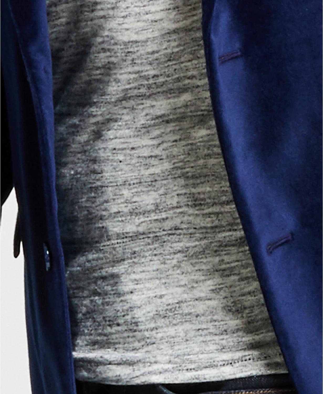 Alfani Mens Slim fit Sport Coat Blazer 36 S Blue Solid