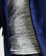 Alfani Men's Slim-Fit Velvet Blazer Navy 42L Sport Coat