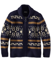 PENDLETON Men's The Original Westerly Geo Full-Zip Wool Cardigan Sweater Medium