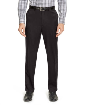 Dockers Mens Straight fit Dress Pants 34 / 29 Black Solid
