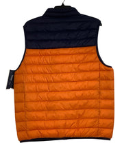 Club Room Mens Regular fit Puffer Jacket Vest XXL Orange Solid