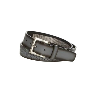 Perry Ellis Mens Regular fit Breathable Belt Apparelbelt 44 Black