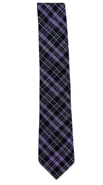 Tommy Hilfiger Mens Regular fit Tie Necktie One Size Purple Navy Blue Plaid