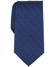 Perry Ellis Mens Regular fit Tie Necktie One Size Blue Geo Print