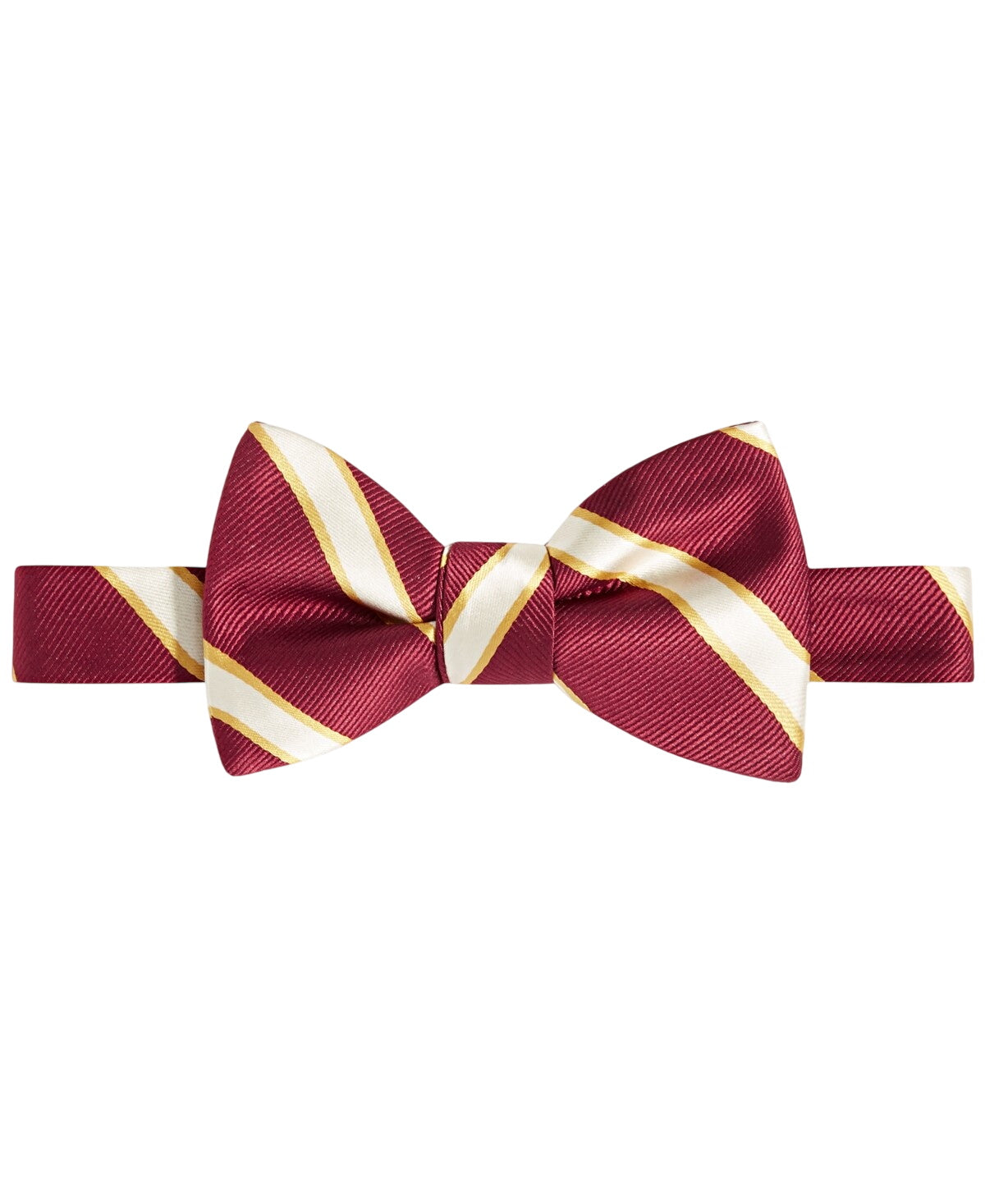 TAYION Mens Bow Tie Necktie One Size Red Yellow Kappa Alpha Phi Striped