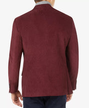 Michael Kors Mens Classic fit Corduroy Sport Coat Blazer 40 R Red