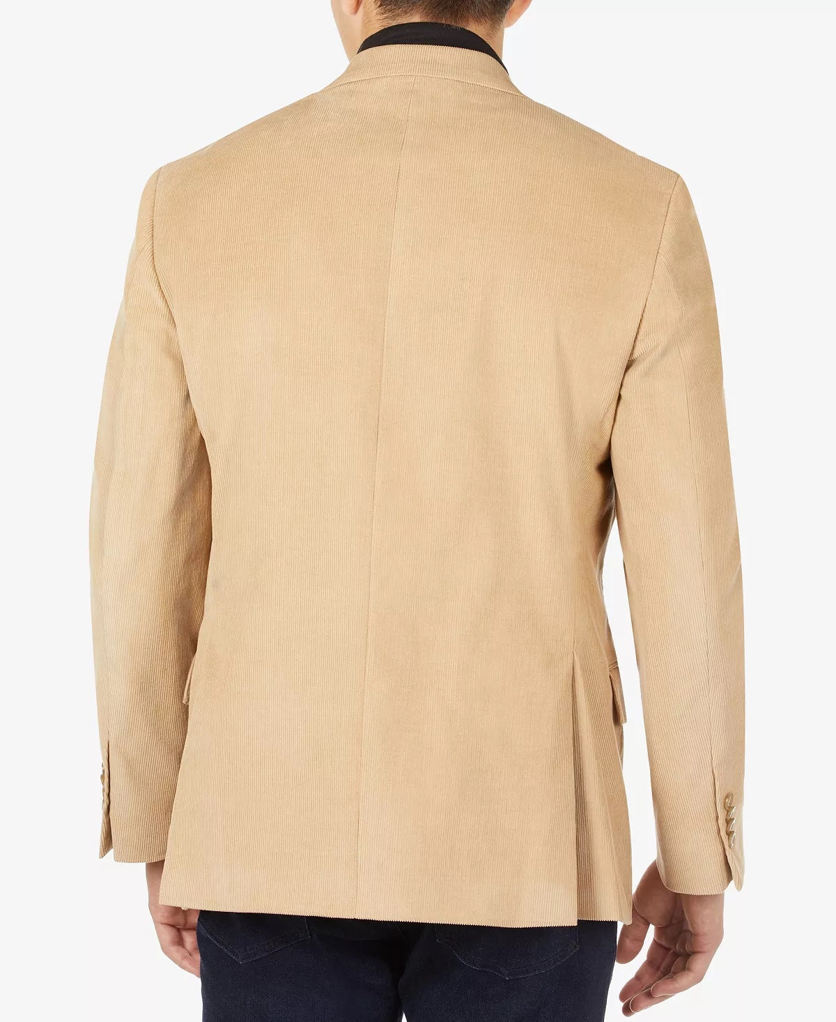 Michael Kors Mens Modern Fit Corduroy Sport Coat Blazer Camel Beige 42L