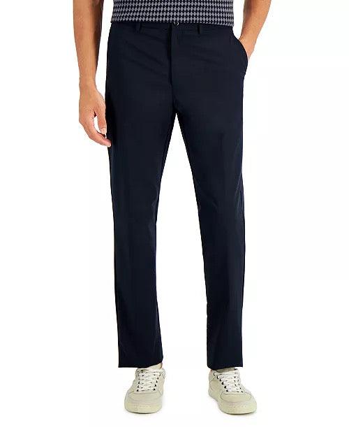 Tommy Hilfiger Men's Modern-Fit Navy Tech Suit Separate Pants 38 x 32
