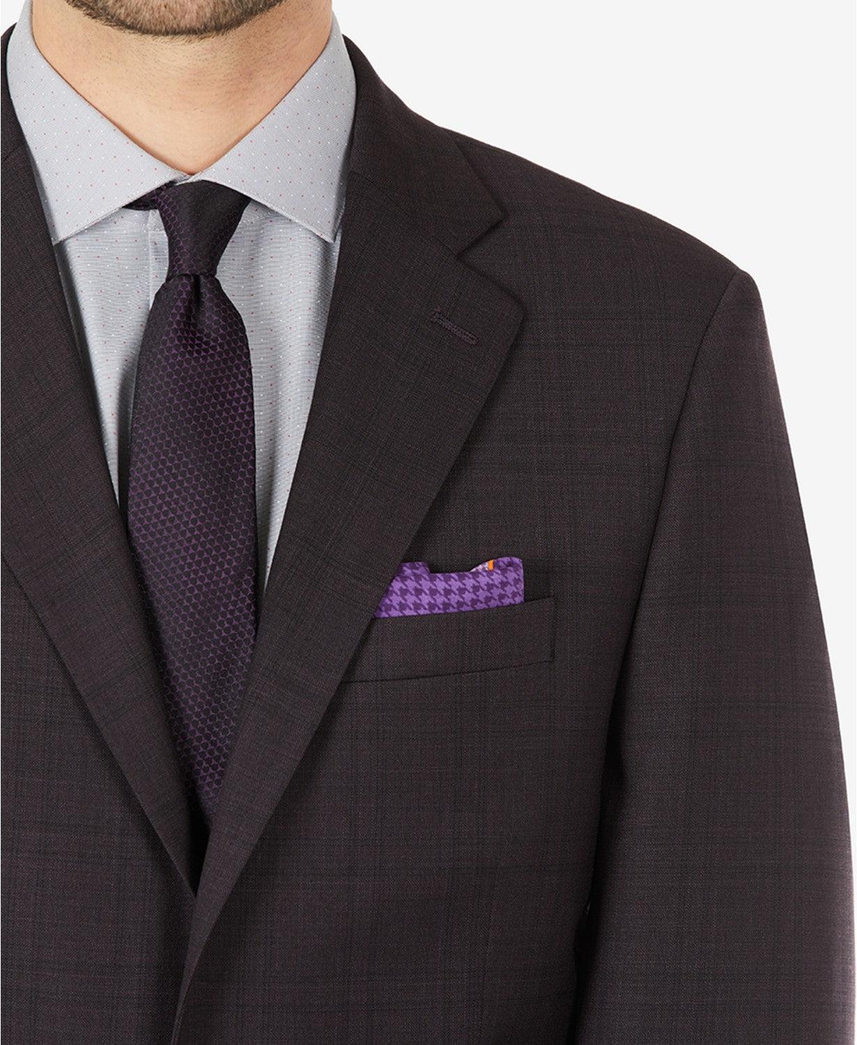 Calvin Klein Men's Slim-Fit Wool Suit Jacket 44S