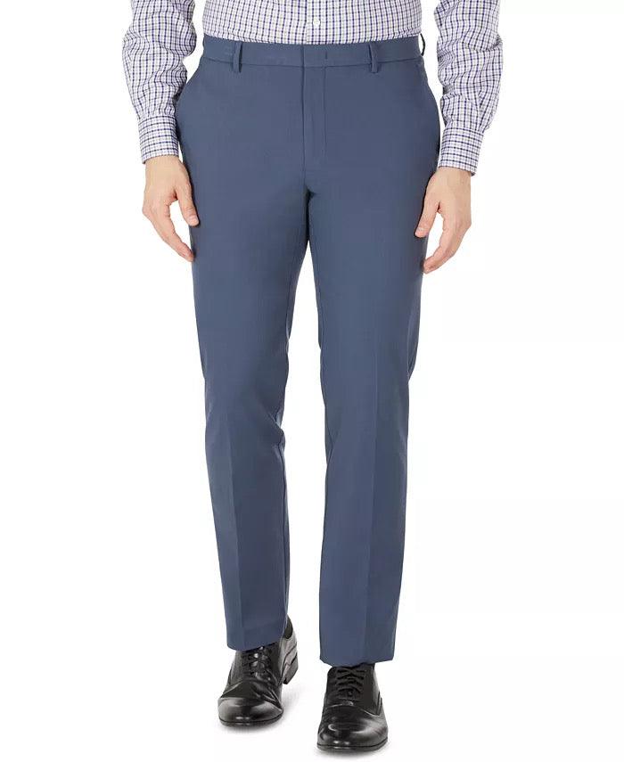 Tommy Hilfiger Mens ModernFit Flex Pants New Blue 32 x 30
