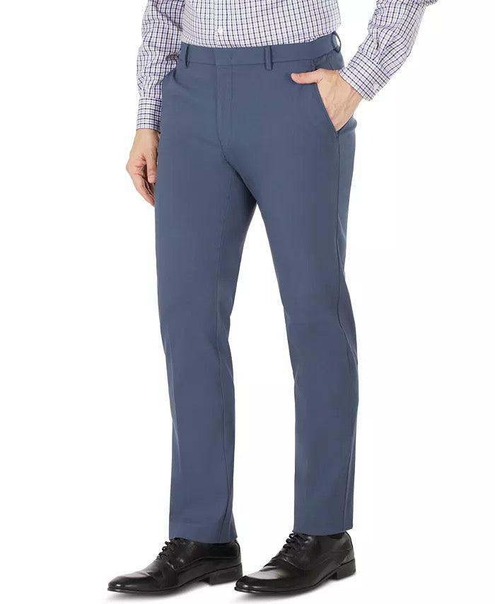 Tommy Hilfiger Mens ModernFit Flex Pants New Blue 32 x 30