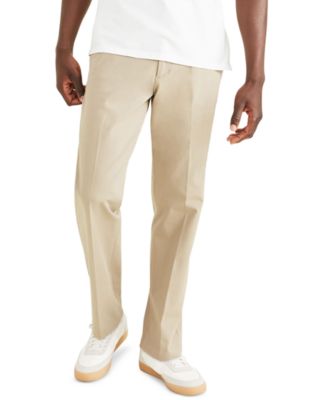 Dockers City Tech Trouser Classic Fit Flat Front Pants 30 X 30 Beige