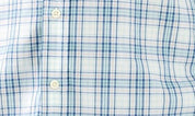 Faherty Mens The Movement Plaid Button-Up Shirt Large Blue Plaid