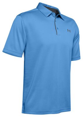 Under Armour Men's Tech Short Sleeve Polo Shirt Carolina Blue Medium