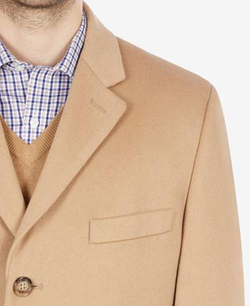 Lauren Ralph Lauren Mens Classic fit Overcoat Coat 38 S Beige