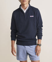 Vineyard Vines Mens Quarter Zip Classic Shep Shirt Navy Blue Small