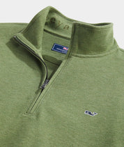 Vineyard Vines Mens Saltwater Quarter Zip Long Sleeve Sweatshirt Green XL