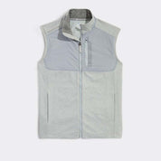 Vineyard Vines Mens Zip Fairhaven Golf Vest Large Light Grey