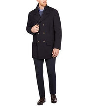 Lauren Ralph Lauren Mens Classic fit Double Breasted Peacoat Coat 40 R Blue