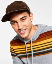 Sun + Stone Men's Solid Panel Cap Brown One Size Regular
