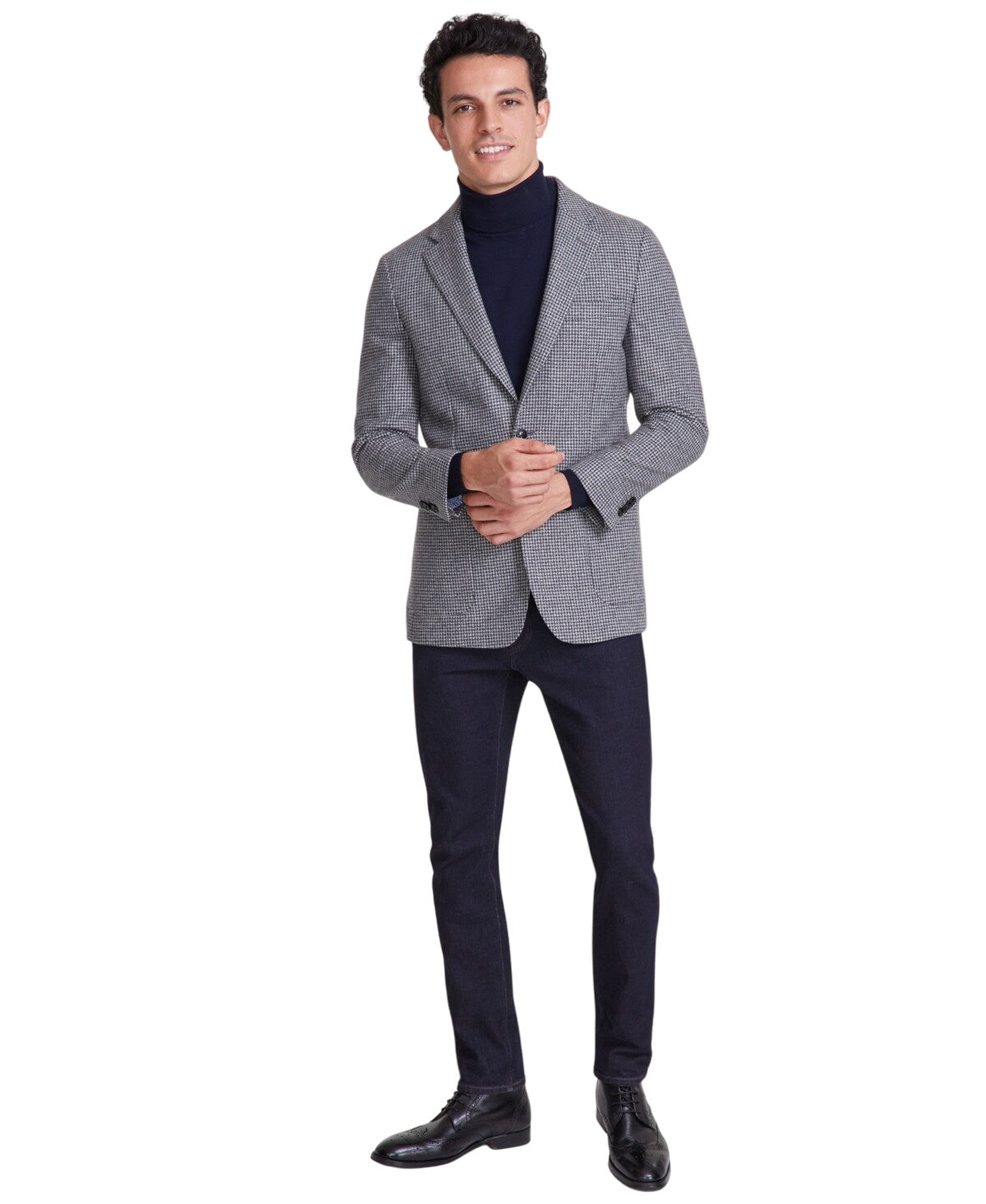 Tommy Hilfiger Mens Modern fit Sport Coat Blazer 38 R Grey Wool