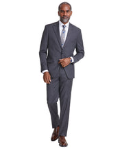 Tallia Mens Classic fit Suit Jacket Blazer 46 L Grey Solid