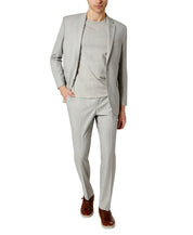 Kenneth Cole Reaction Mens Slim fit Suit Jacket Blazer 42 R Light Grey Stretch