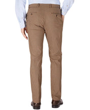 Tommy Hilfiger Mens Modern fit Dress Pants 42 / 30 Beige Check Stretch