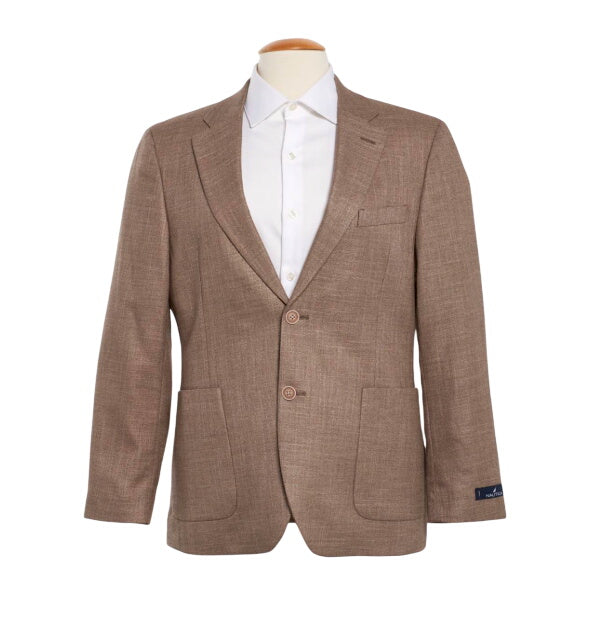 Nautica Mens Regular fit Sport Coat Blazer 48 R Beige Solid
