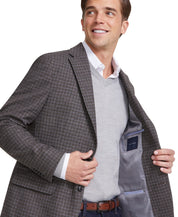 Tommy Hilfiger Mens Modern fit Sport Coat Blazer 42 L Grey Check