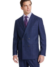 Tommy Hilfiger Mens Modern fit Double Breasted Suit Jacket Blazer 48 R Blue