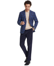 Tommy Hilfiger Mens Modern fit Sport Coat Blazer 44 L Blue Plaid