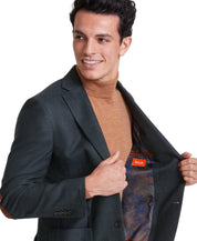 Tallia Men's Slim-Fit Wool Blend Sport Coat - Olive