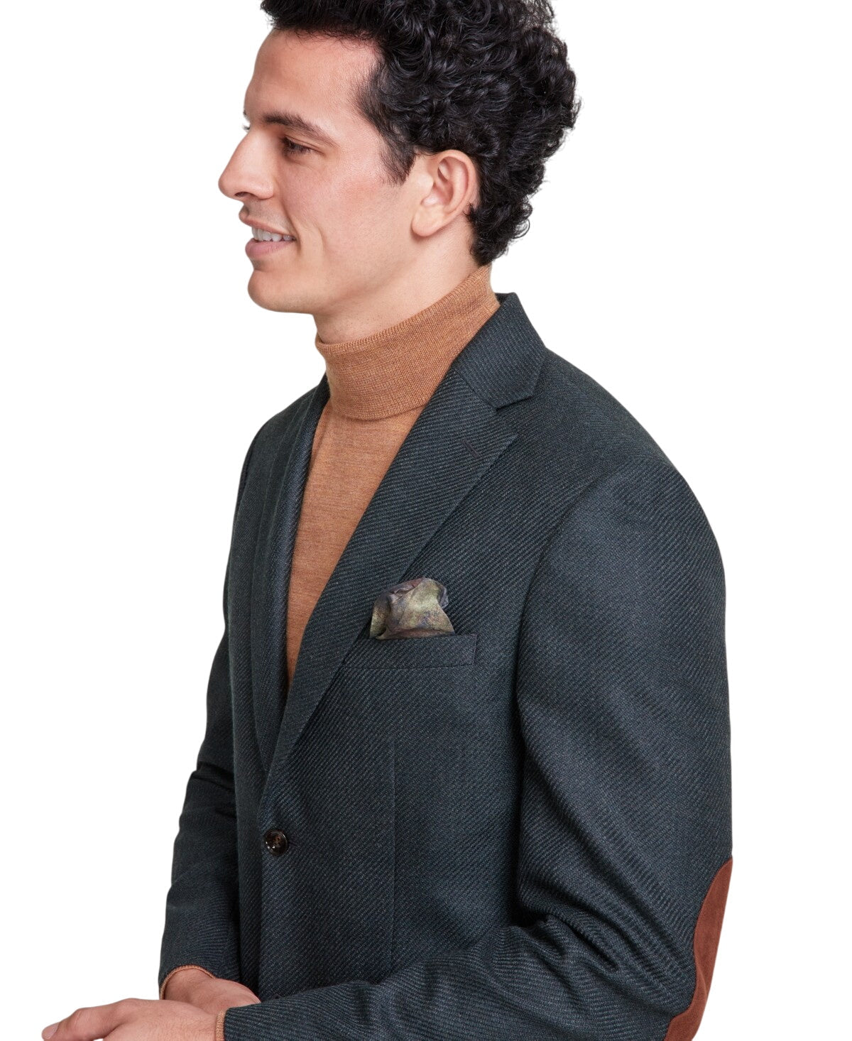 Tallia Men's Slim-Fit Wool Blend Sport Coat - Olive