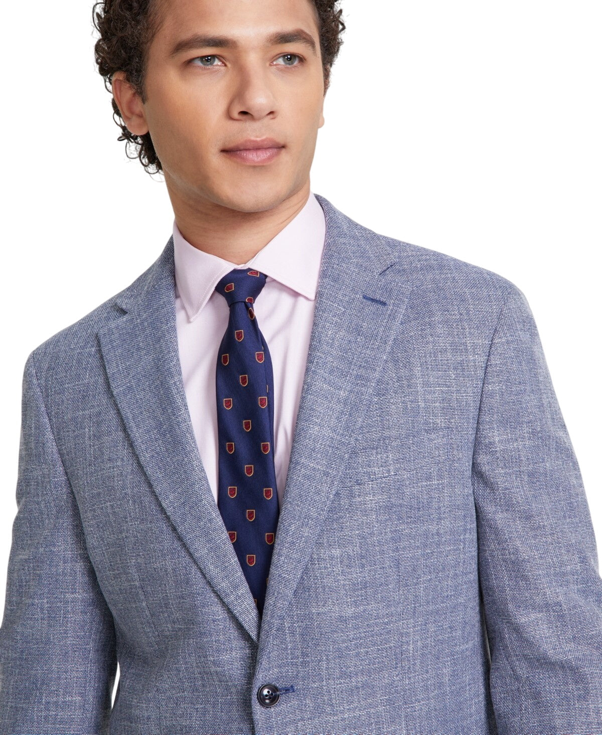 Tommy Hilfiger Mens Modern fit Sport Coat Blazer 44 L Blue
