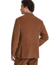 Tommy Hilfiger Mens Modern fit Corduroy Suit Jacket Blazer 42 L Beige Solid