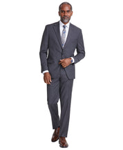 Tallia Mens Classic fit Suit Jacket Blazer 46 R Charcoal Grey Solid