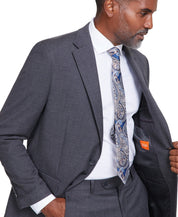 Tallia Mens Classic fit Suit Jacket Blazer 50 L Grey Solid