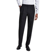 Michael Kors Mens Classic fit Pleated Dress Pants 40 / 34 Black Solid