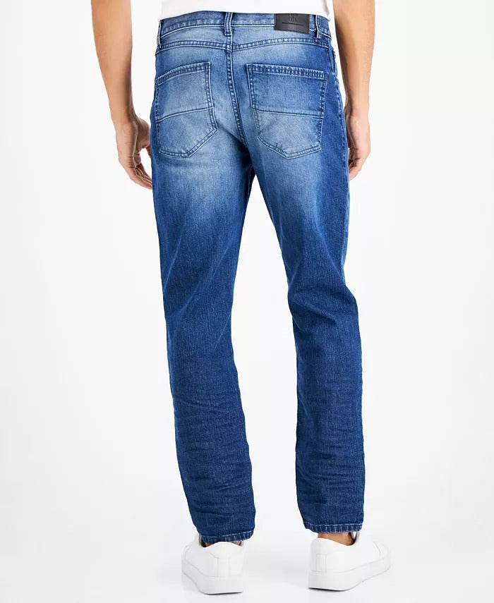 I.N.C. International Concepts Men's Wes Tapered Fit Jeans 40 x 30 Blue