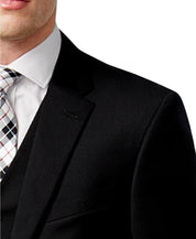 Tommy Hilfiger Mens Regular fit Suit Jacket Blazer 39 R Black Solid