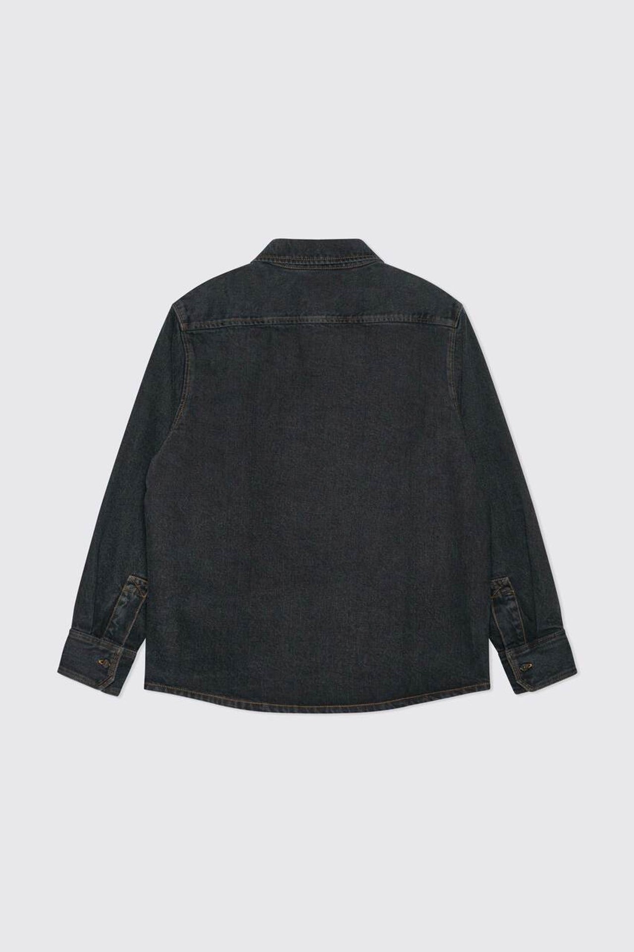 A.p.c. Vittorio Surchemise Mens Denim Jacket Overshirt Large Black