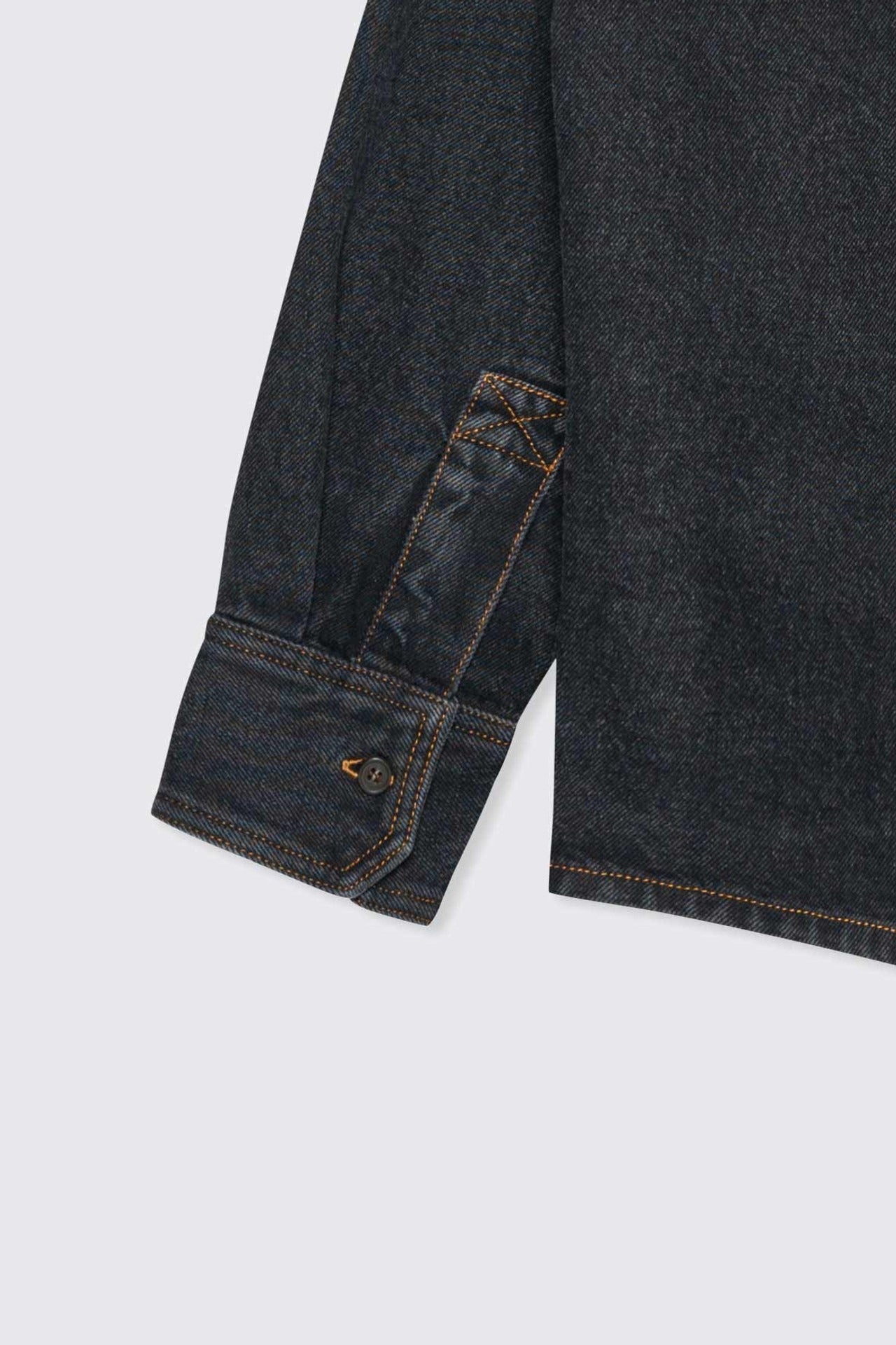 A.p.c. Vittorio Surchemise Mens Denim Jacket Overshirt Large Black