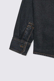 A.p.c. Vittorio Surchemise Mens Denim Jacket Overshirt Large Black